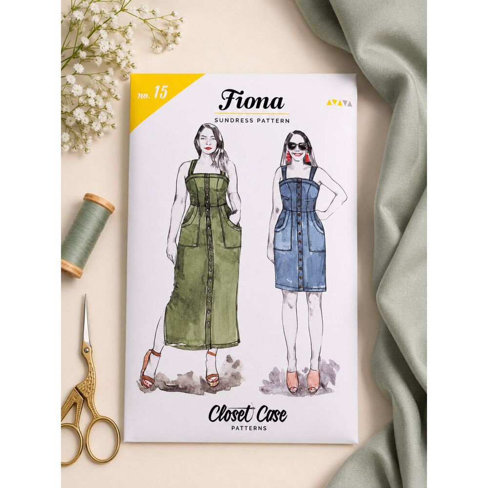 Closet Core Fiona Sundress Sewing Pattern Size 0-20 Cut Pattern